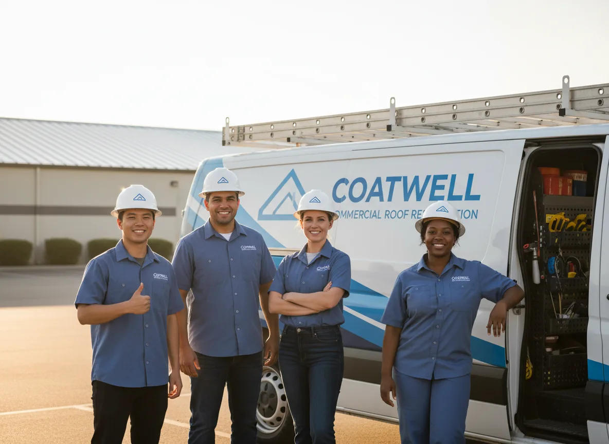 Commercial roof coating company in Lowell, MA